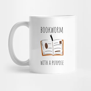 bookworm with a purpose Mug